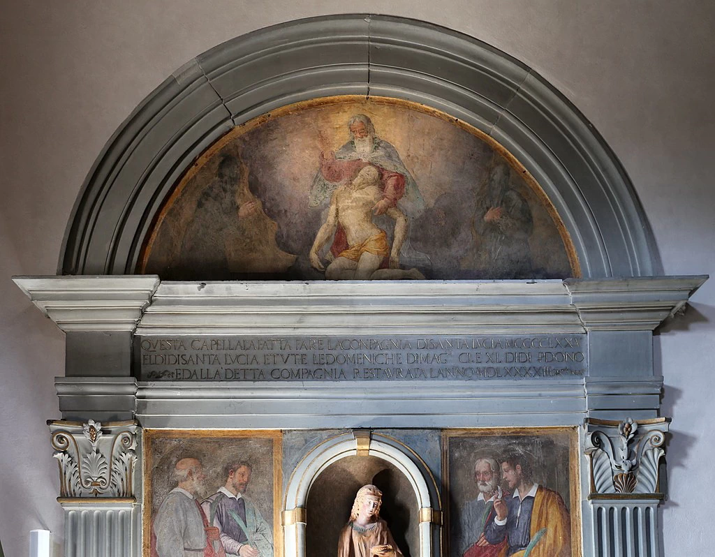 Santa Maria Assunta a Settignano - altare di Santa Lucia